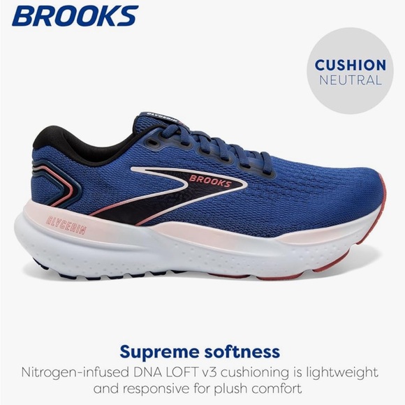 New Brooks Glycerin 21 Neutral Cushioned Running Shoes - 8.5 - Picture 2 of 8